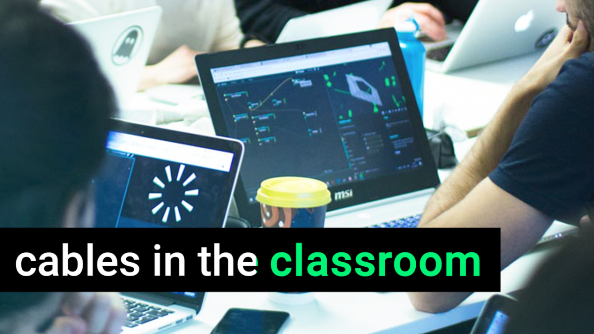 Using cables in the classroom