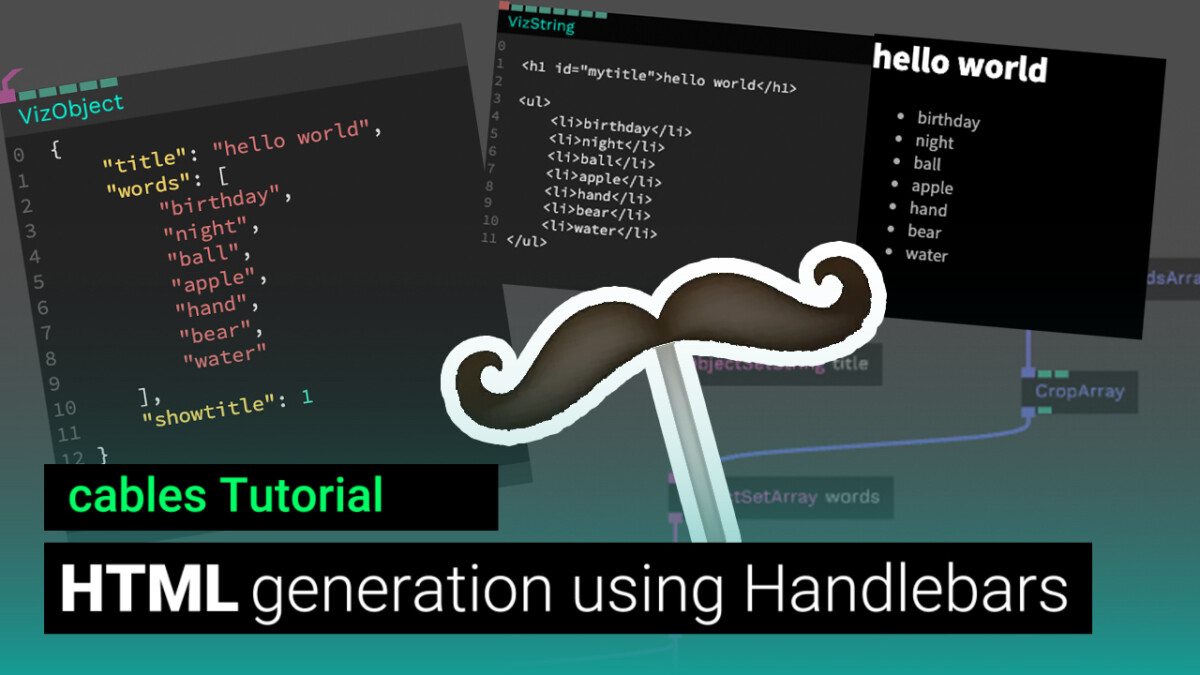 Dynamic HTML generation using HandleBars Operator